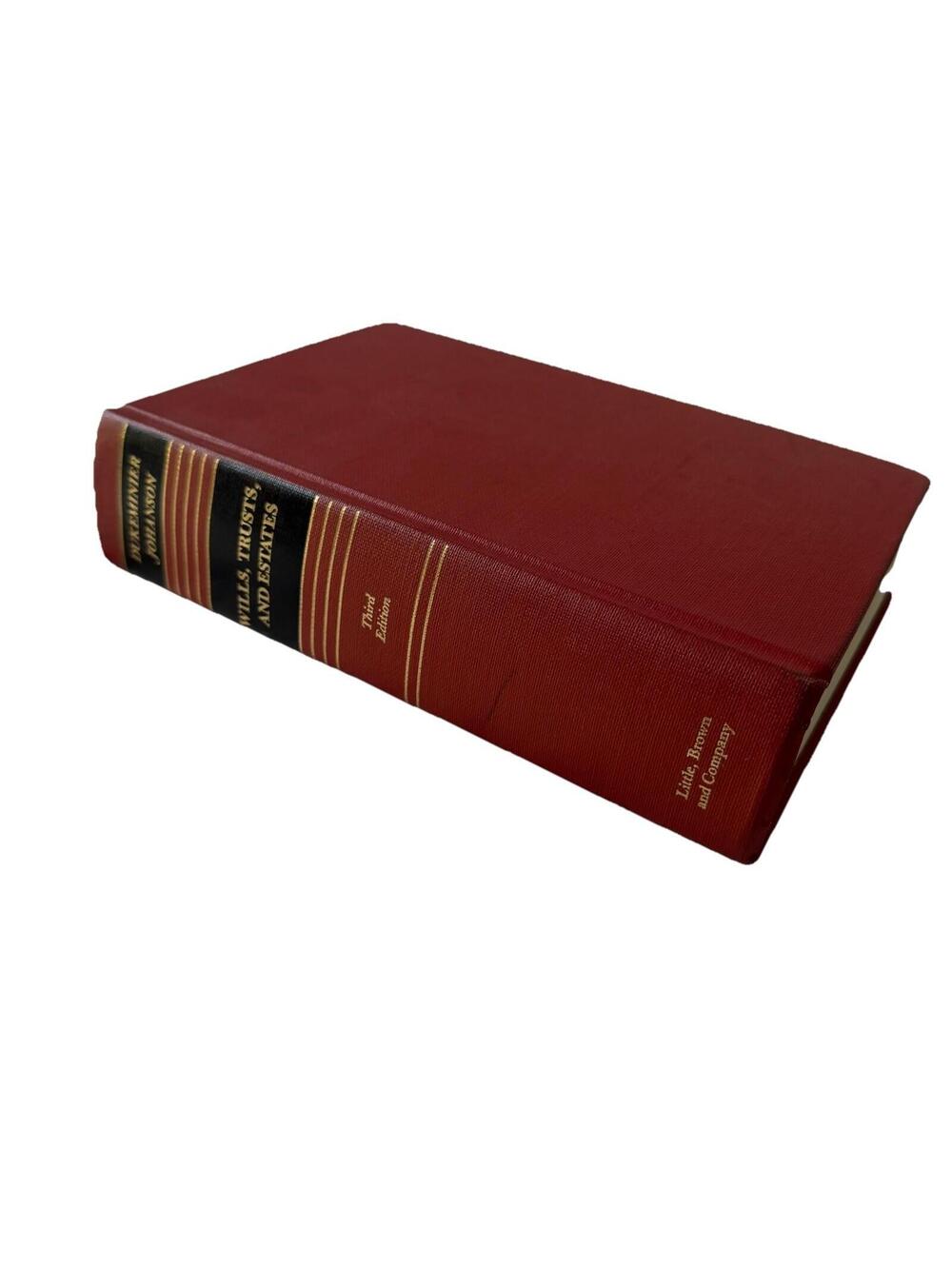 Wills, Trusts, and Estates Dukeminier Johanson 3rd Edition 1984 Law Book